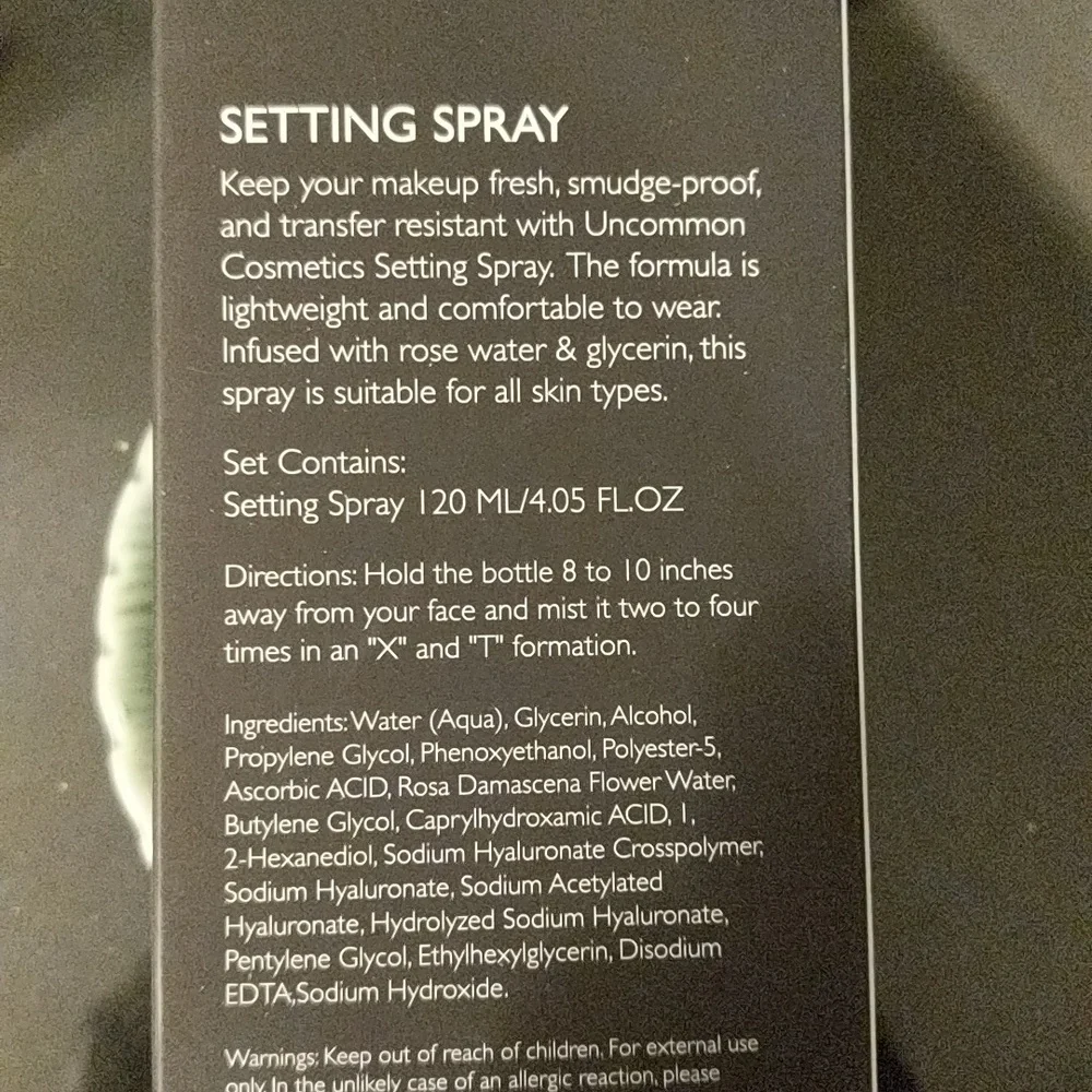 NWT Setting Spray